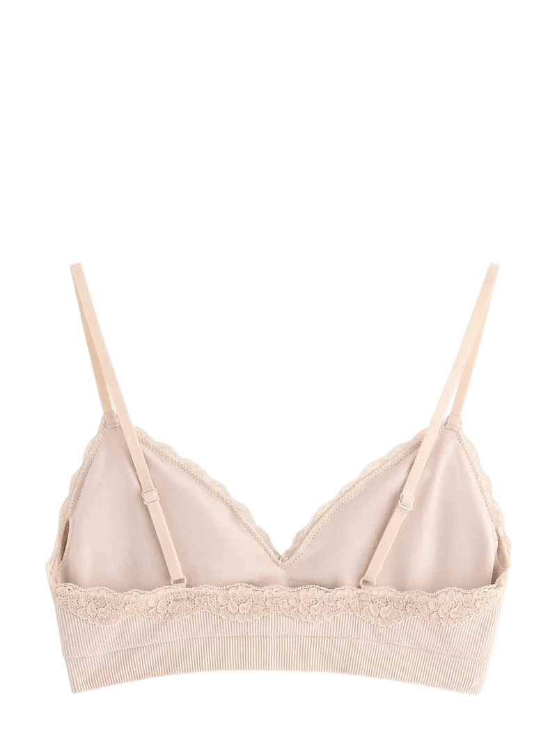 Lindex - Wirefree seamless soft bra - bralette - light beige - 2