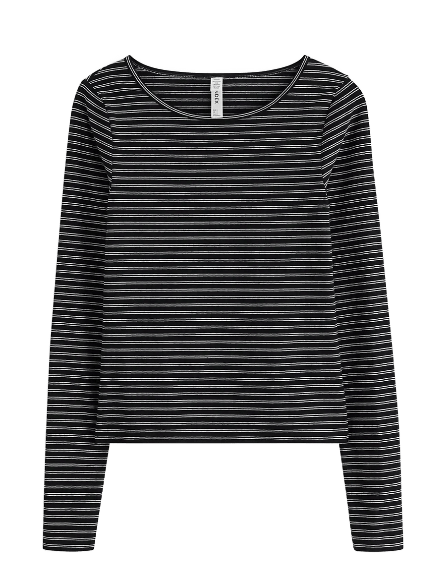 Lindex - Top Pyjama long sleeve jersey - topid - black - 1