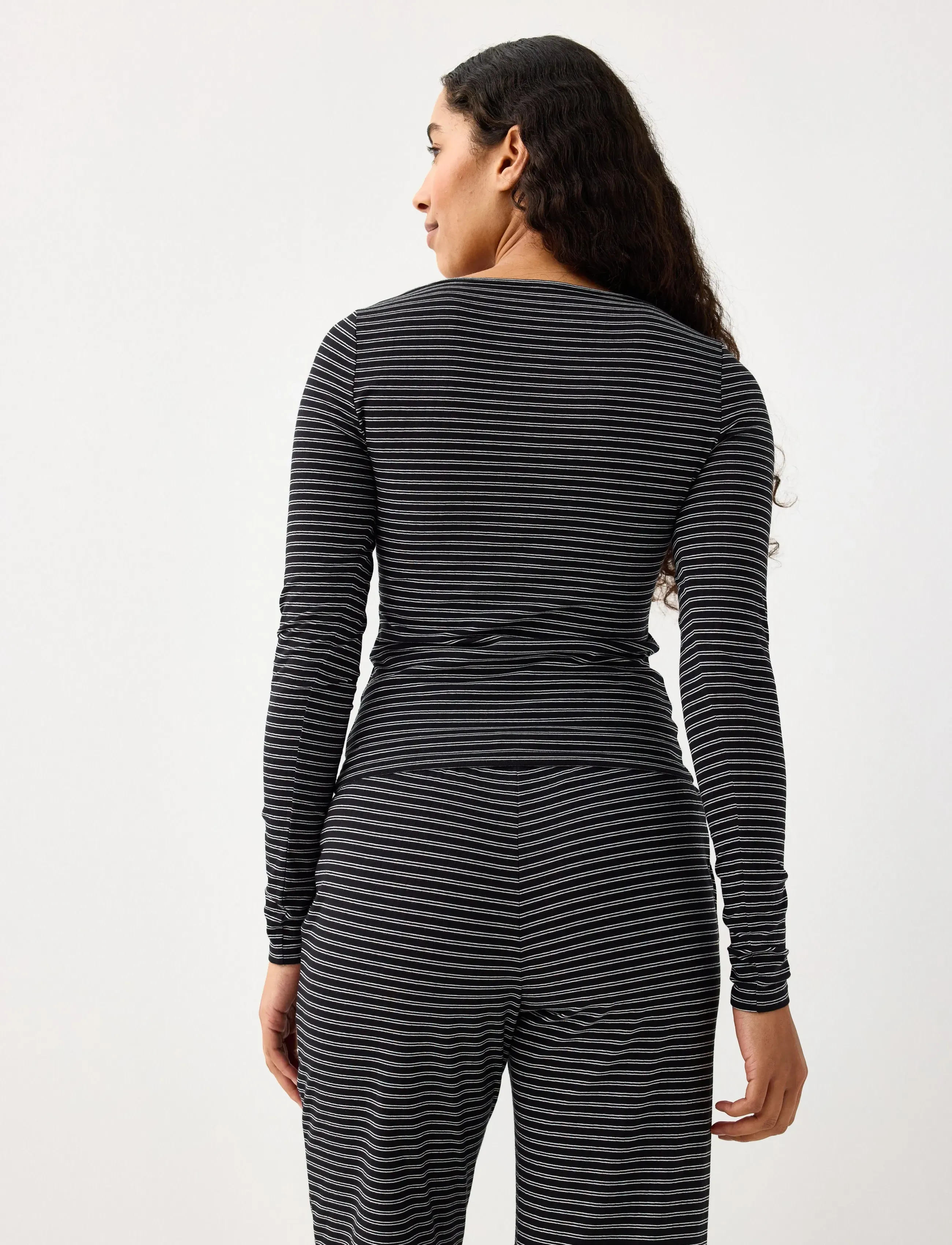 Lindex - Pyjama top - tops - black - 3