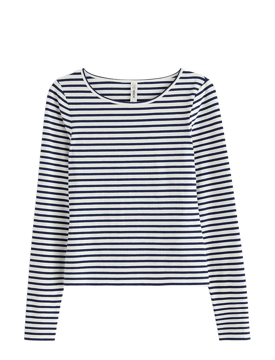 Lindex - Pyjama top - oberteile - dark dusty blue - 1