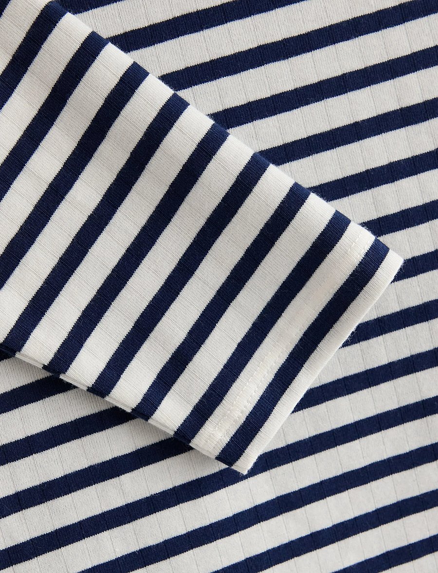 Lindex - Pyjama top - oberteile - dark dusty blue - 5