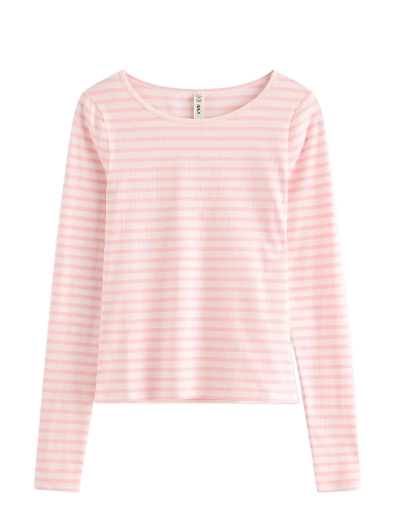 LINDEX Oberteil Pyjama Lange Ärmel Jersey Pink - XS - Damen