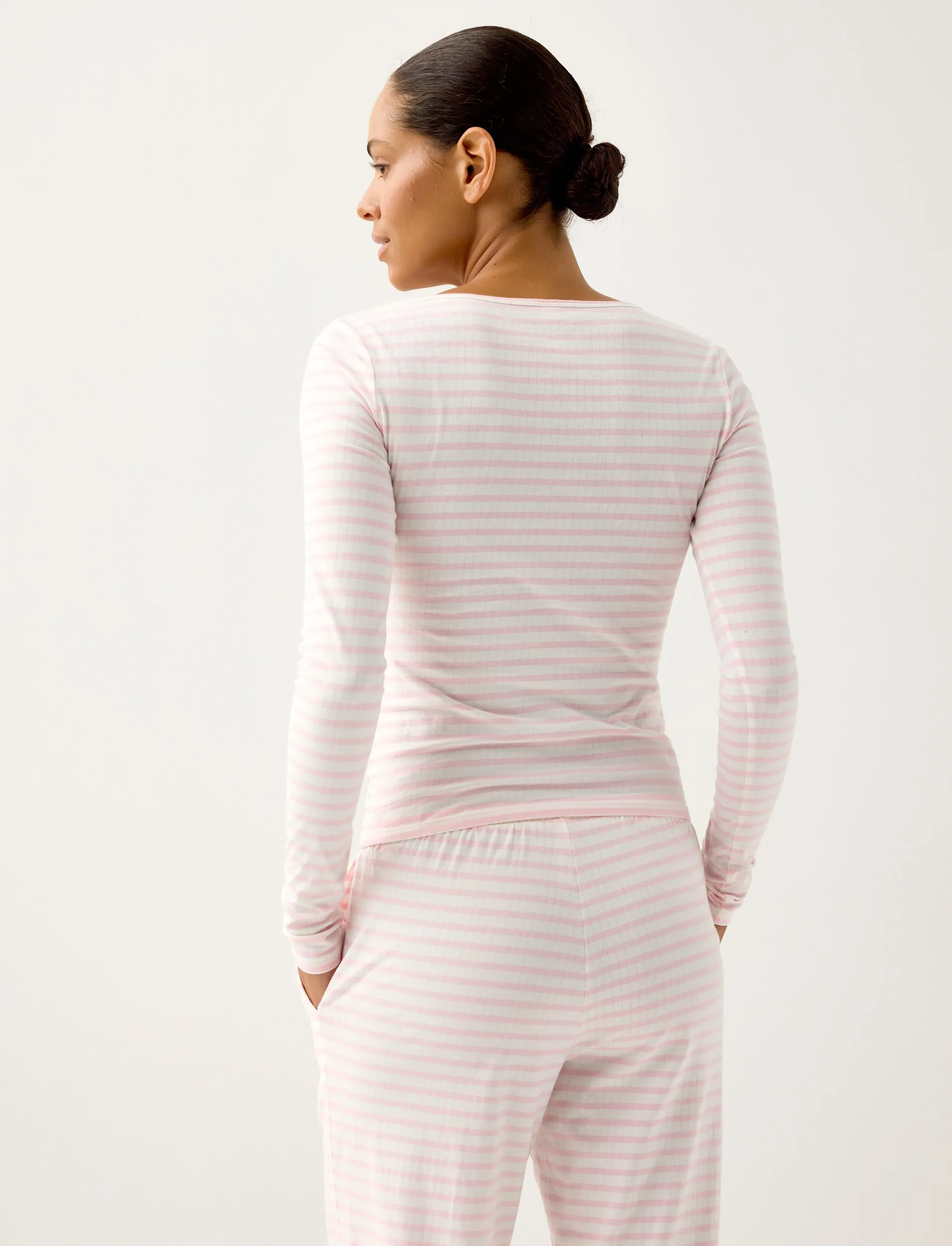 Lindex - Pyjama top - oberteile - light pink - 3