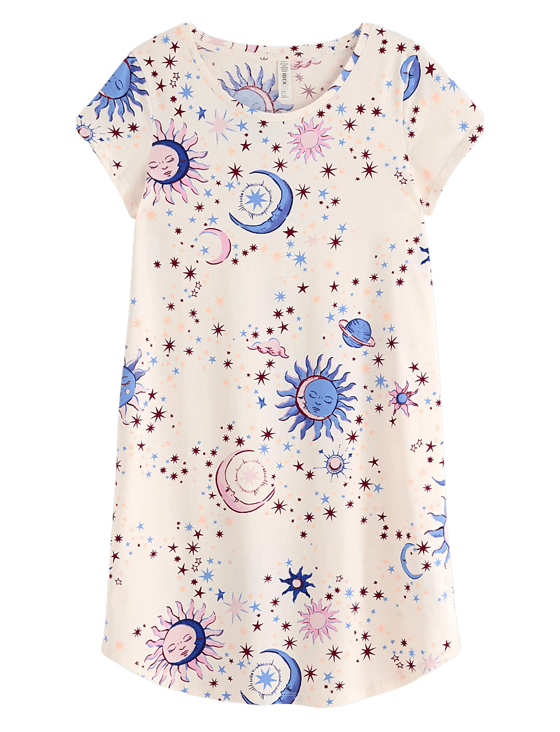 Lindex - Nightdress stars and moons - nachthemden - white - 1