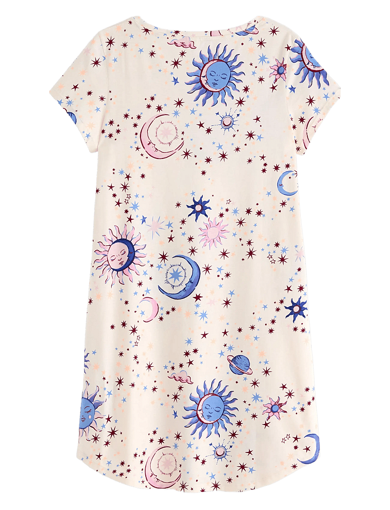 Lindex - Nightdress stars and moons - nachthemden - white - 2