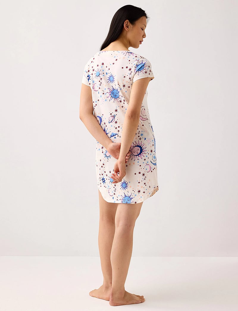 Lindex - Nightdress stars and moons - nachthemden - white - 3