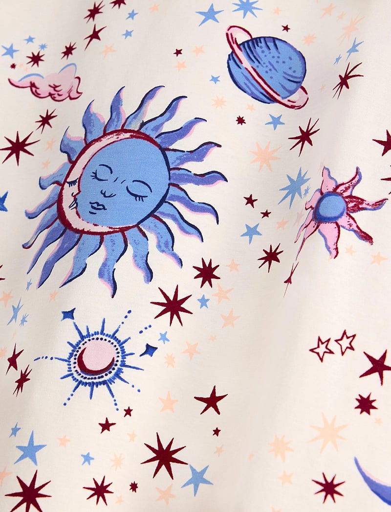 Lindex - Nightdress stars and moons - nachthemden - white - 5