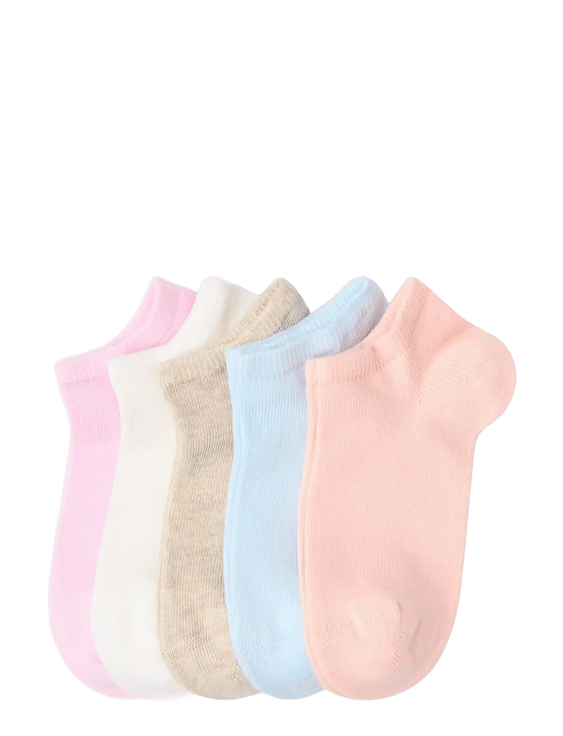 Lindex - 5-pack ankle socks - strømper - light pink - 0