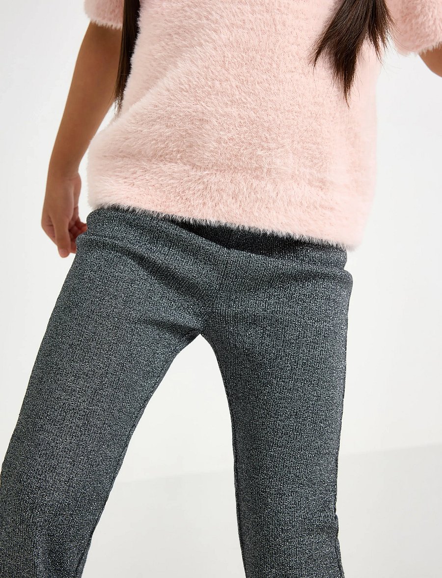 Lindex - Flared trousers - retuusid - black - 4