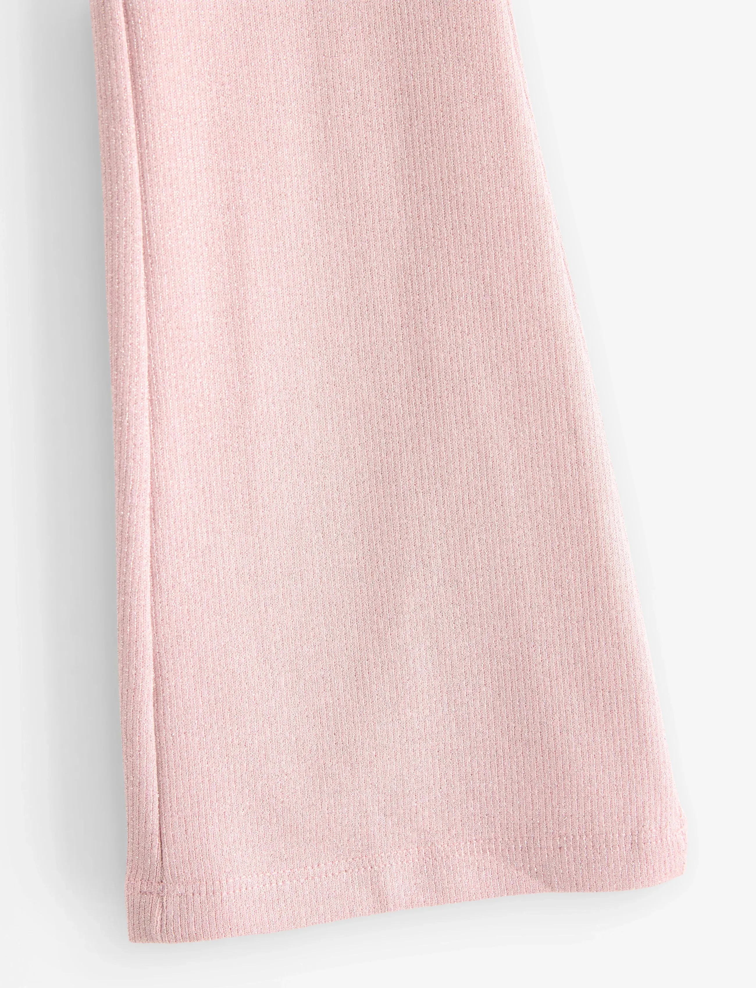 Lindex - Trousers flare lurex rib - baby trousers - light pink - 5