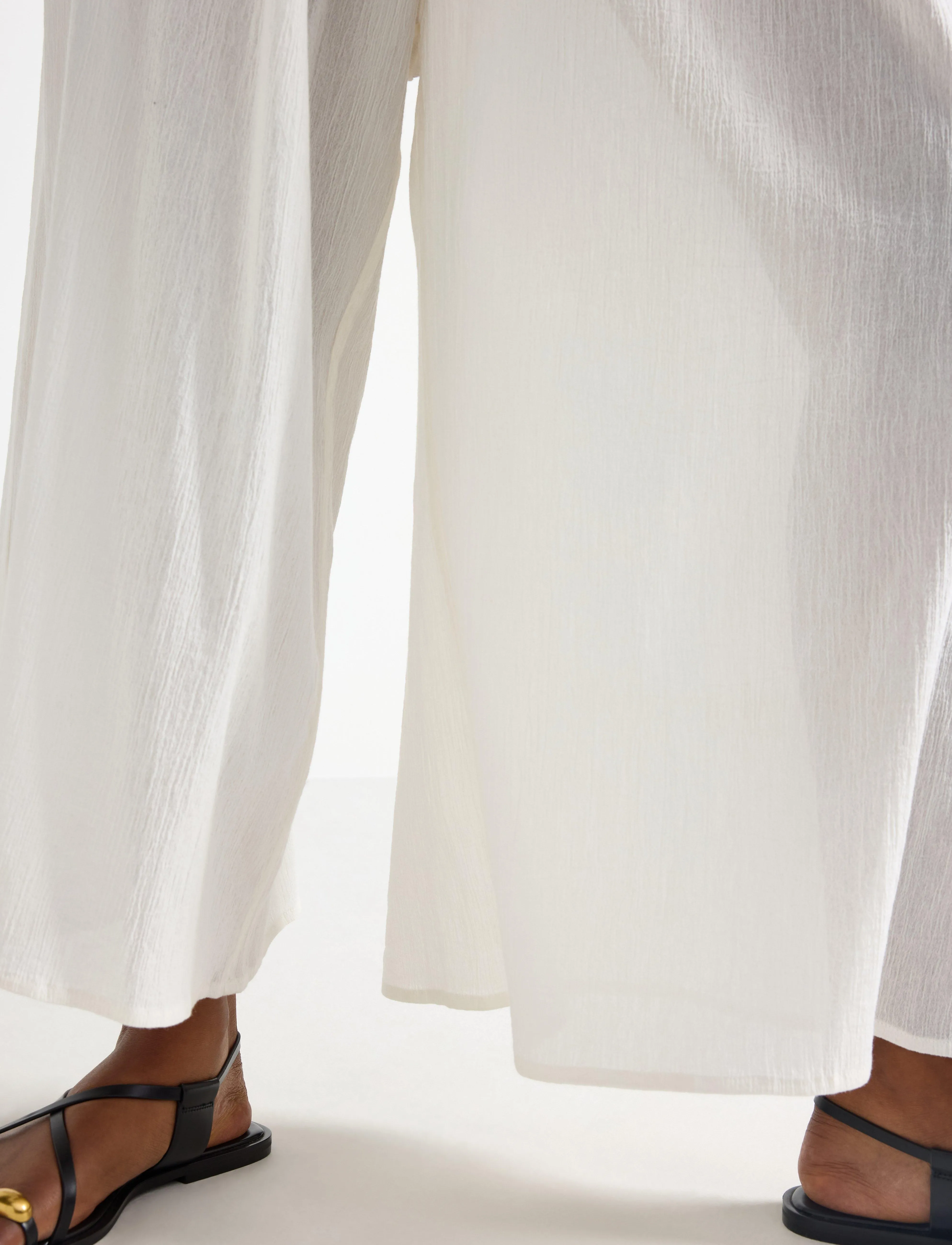 Lindex - Trousers Smock - white - 4