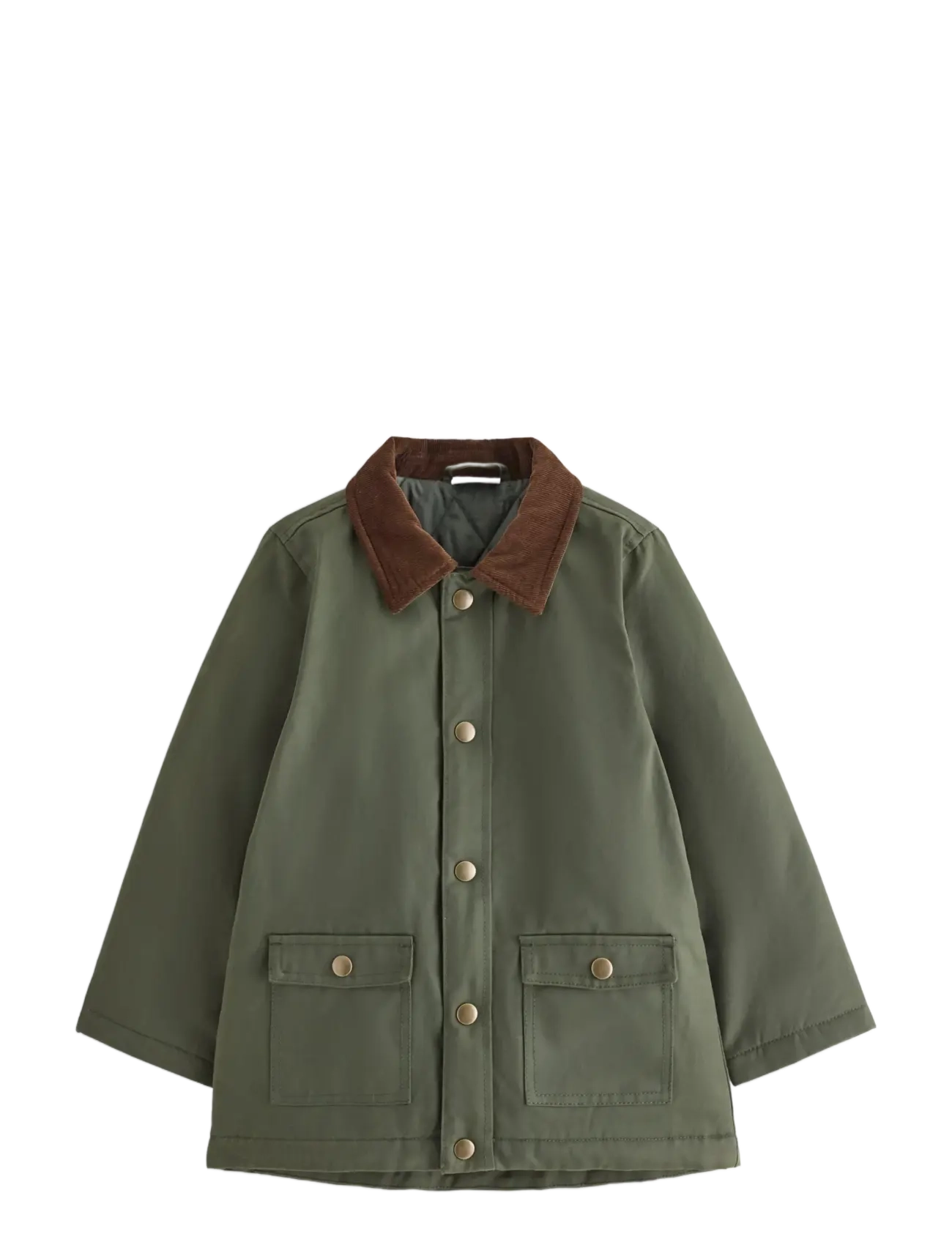 Lindex Padded jacket - Daunen- und Steppjacken - DARK DUSTY KHAKI / khaki/green