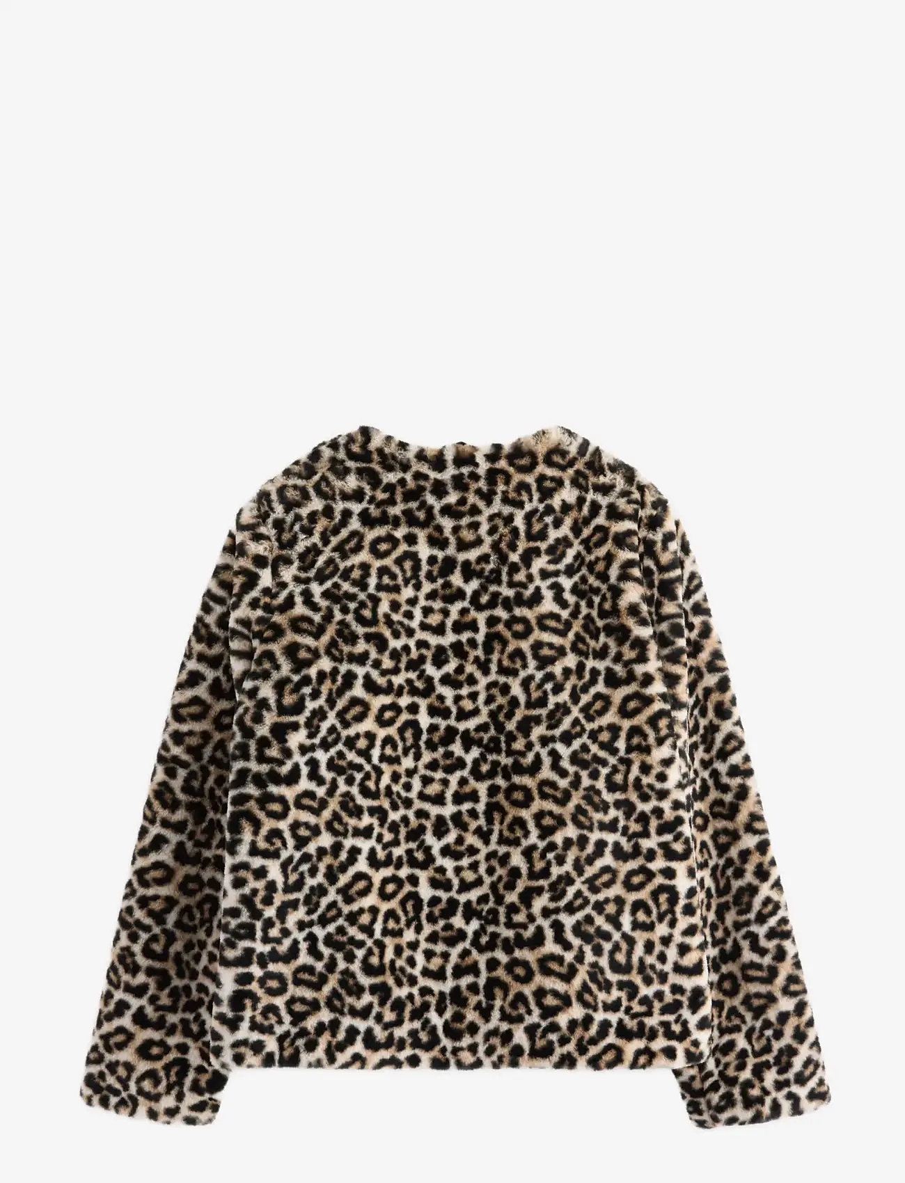 Lindex - Jacket fake fur school girls - faux fur jakker - offblack - 2