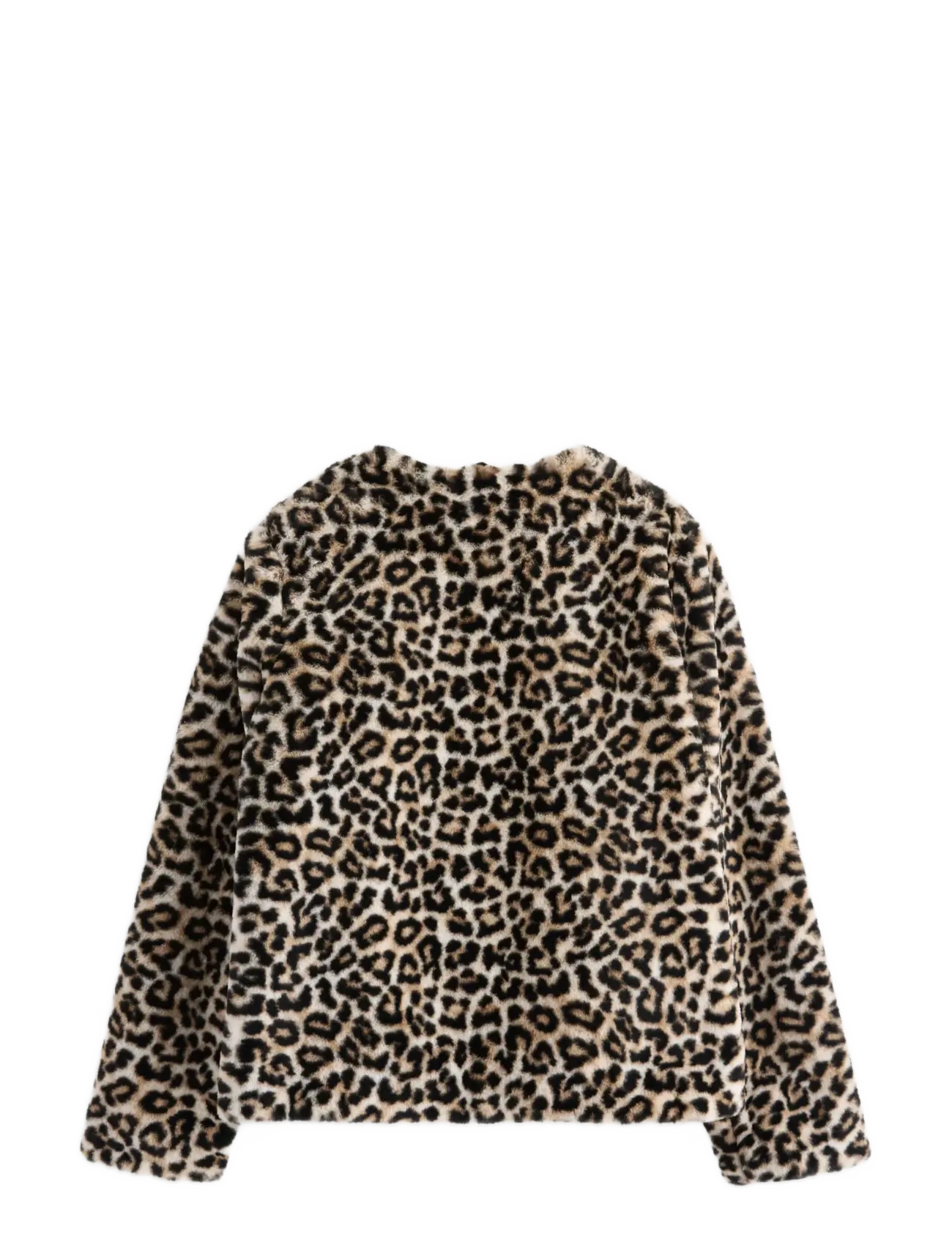 Lindex - Jacket fake fur school girls - faux fur - offblack - 2