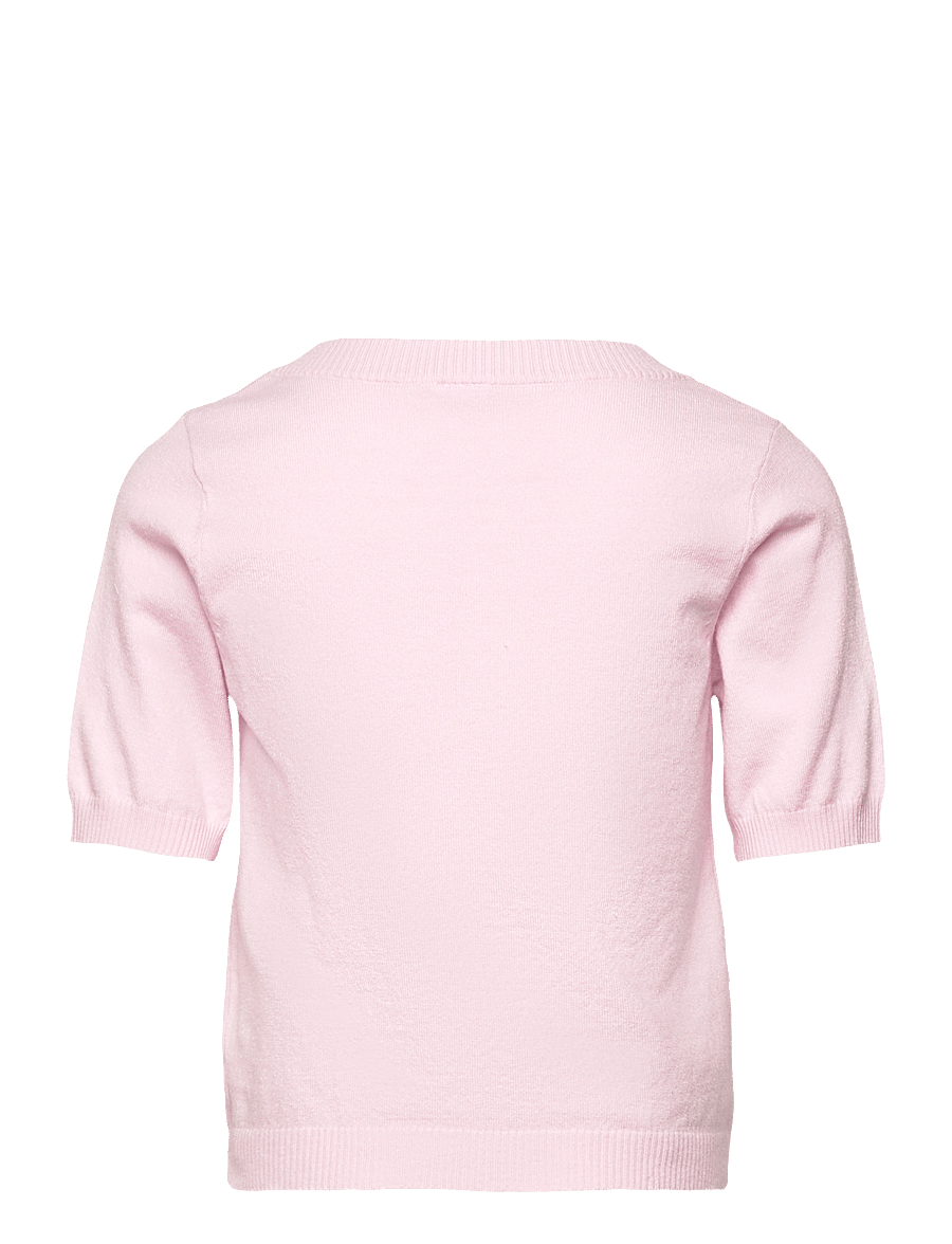 Lindex - Cardigan short sleeve basic - cardigans - light pink - 2