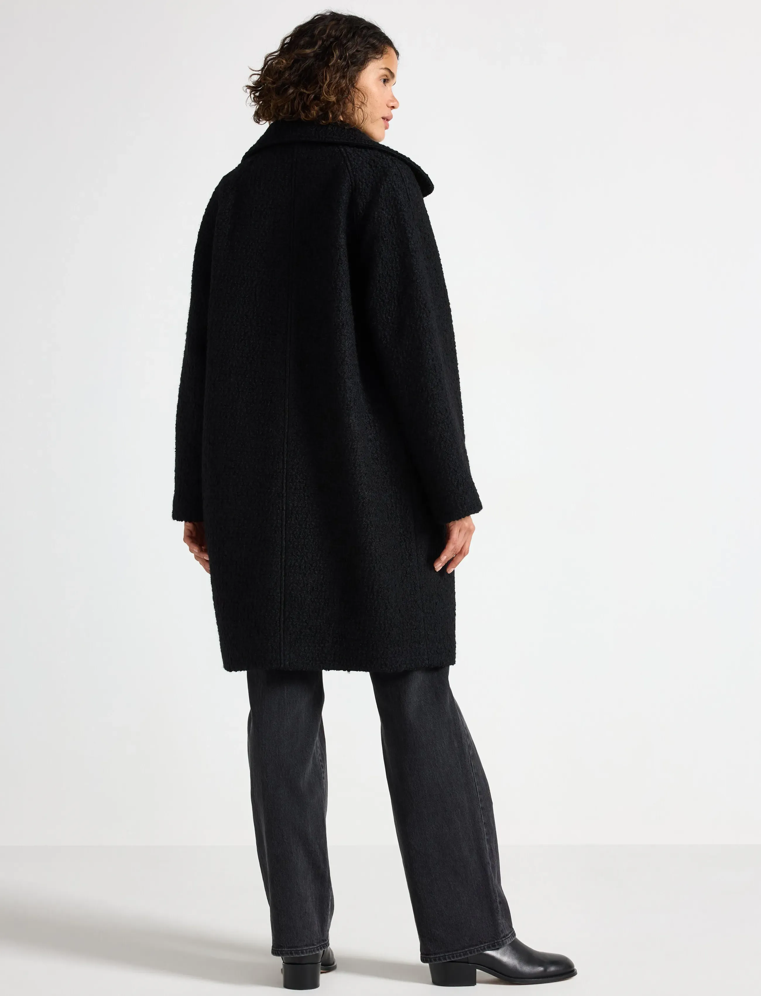 Lindex - Coat Nora - overtøj - black - 3