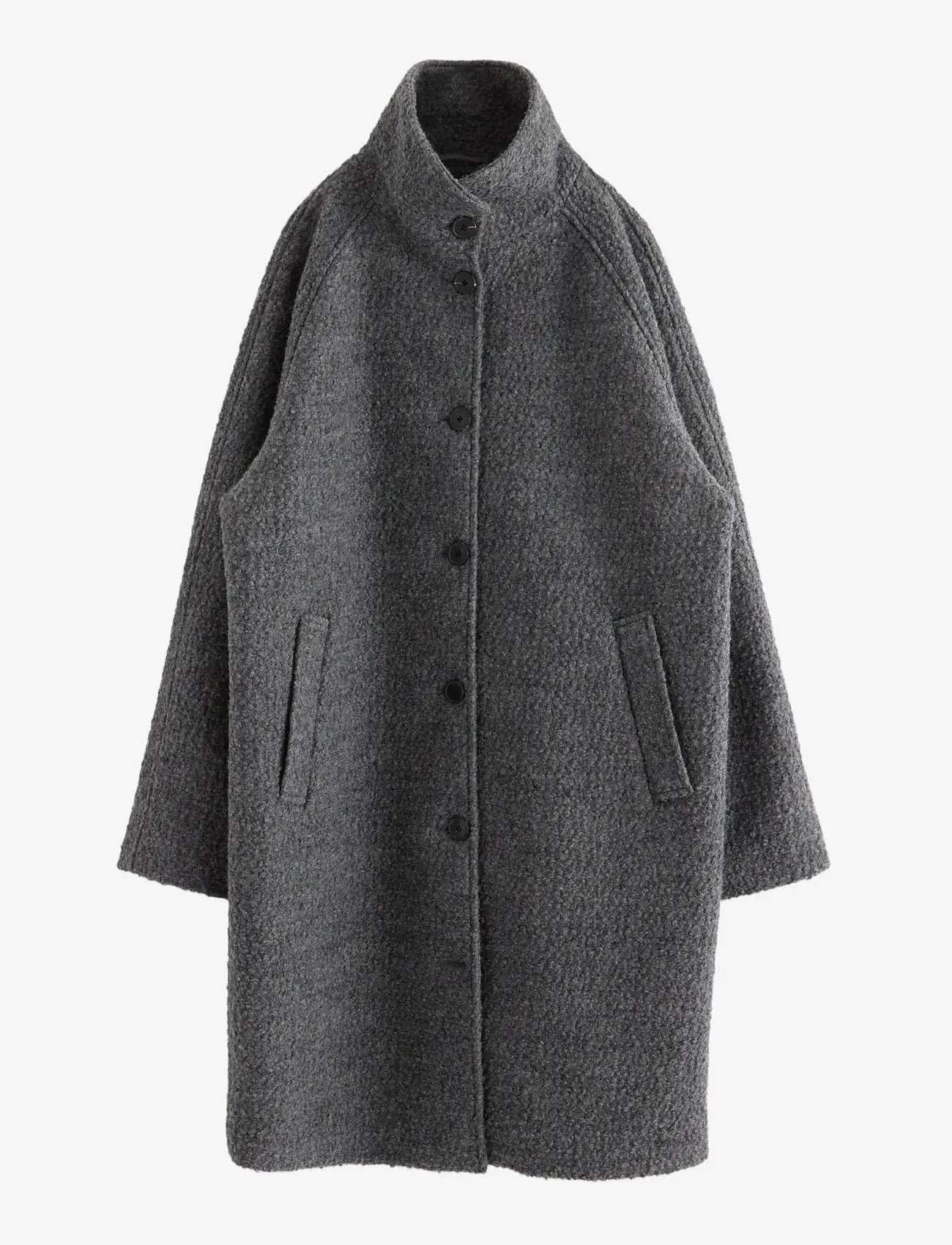 Lindex - Coat Nora - lette frakker - dark grey melange - 1