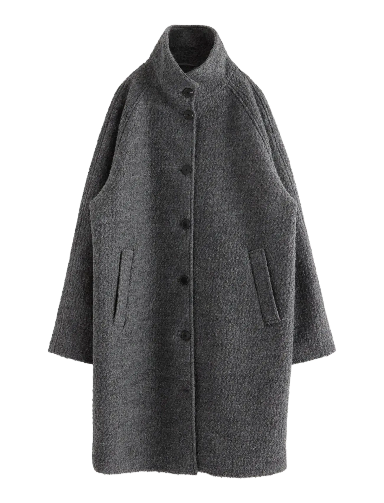 Lindex Coat Nora - Lindex - DARK GREY MELANGE / grey