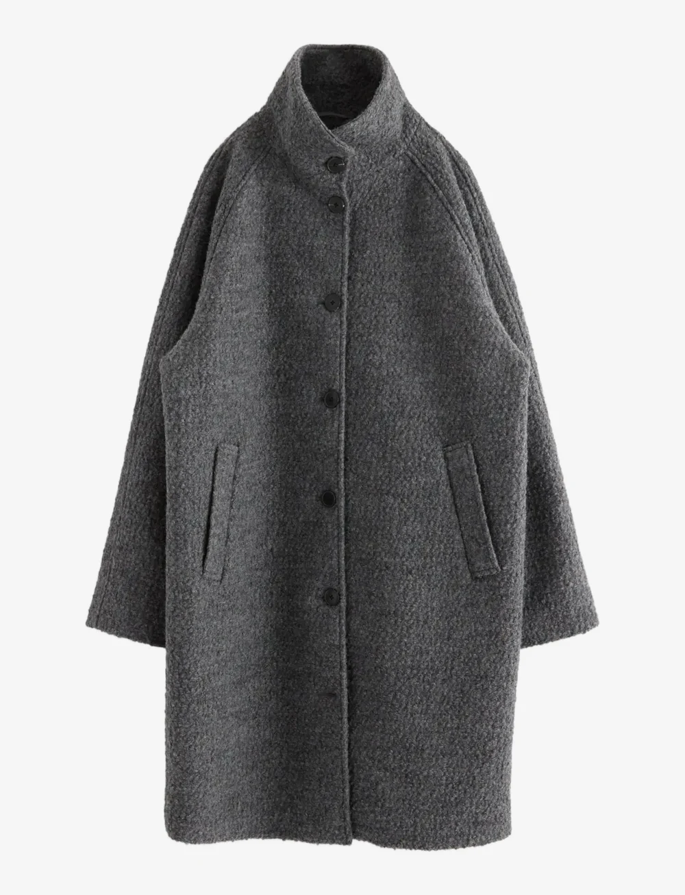 Lindex - Coat Nora - lette frakker - dark grey melange - 1