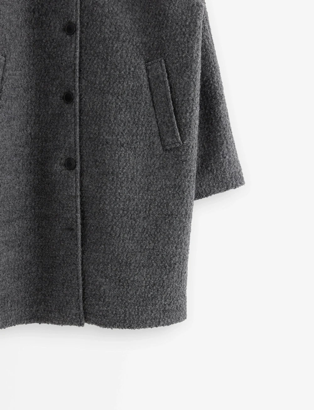 Lindex - Coat Nora - lette frakker - dark grey melange - 5