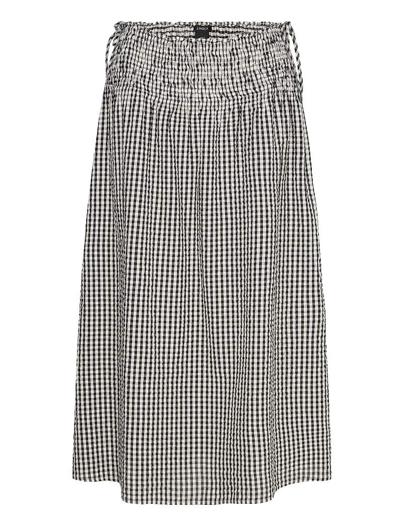 Lindex - Skirt Jill Seersucker - midi kjolar - light beige - 1