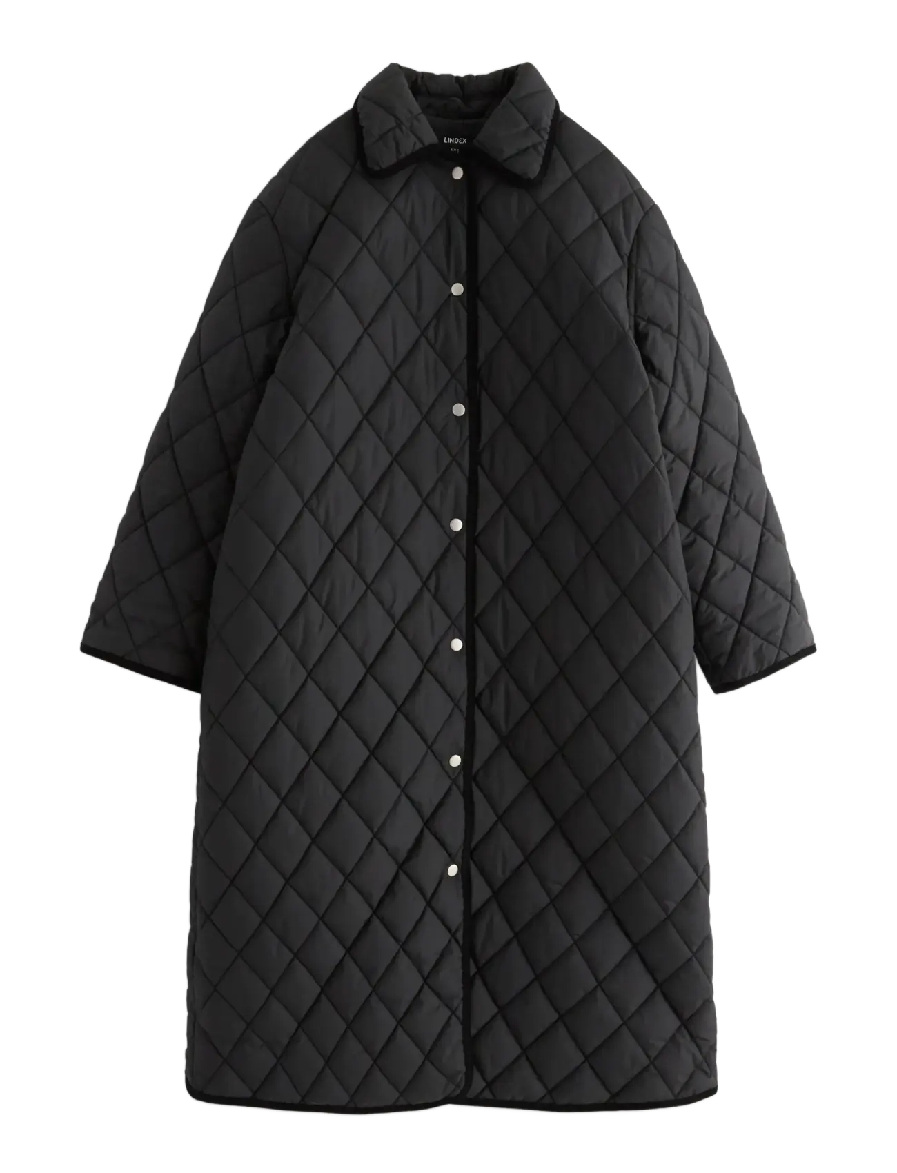 LINDEX Vattert Kåpe Schwarz - XXL - Damen
