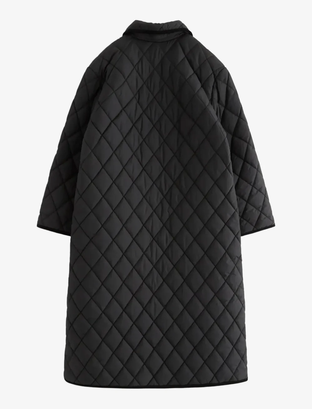 Lindex - Vattert kåpe - pūkiniai paltai - black - 2