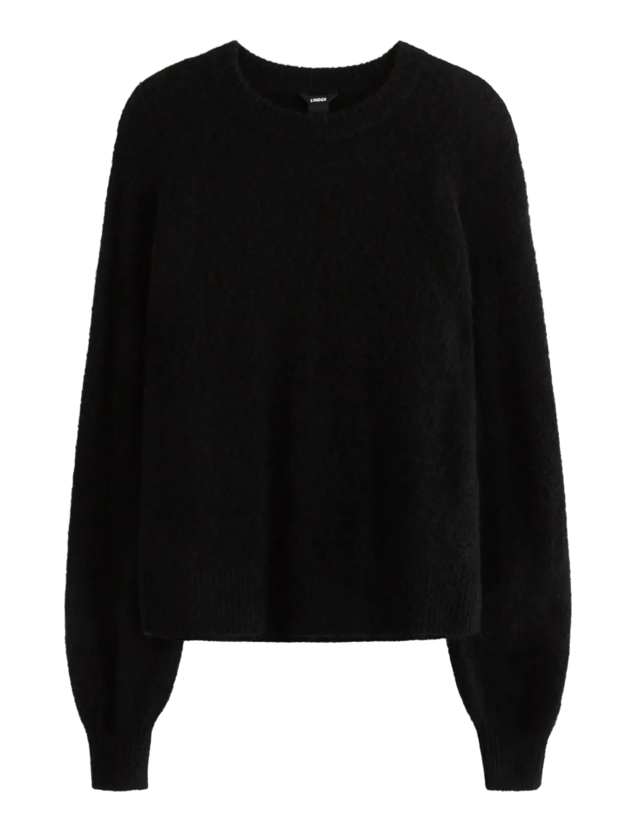 LINDEX Pullover Izzy Mohair Blend Schwarz - XS - Damen