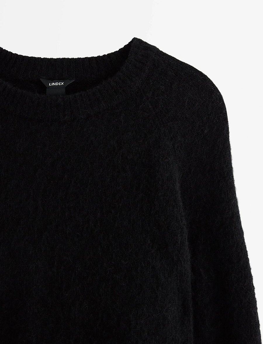 Lindex - Sweater Izzy Mohair blend - pullover - black - 5