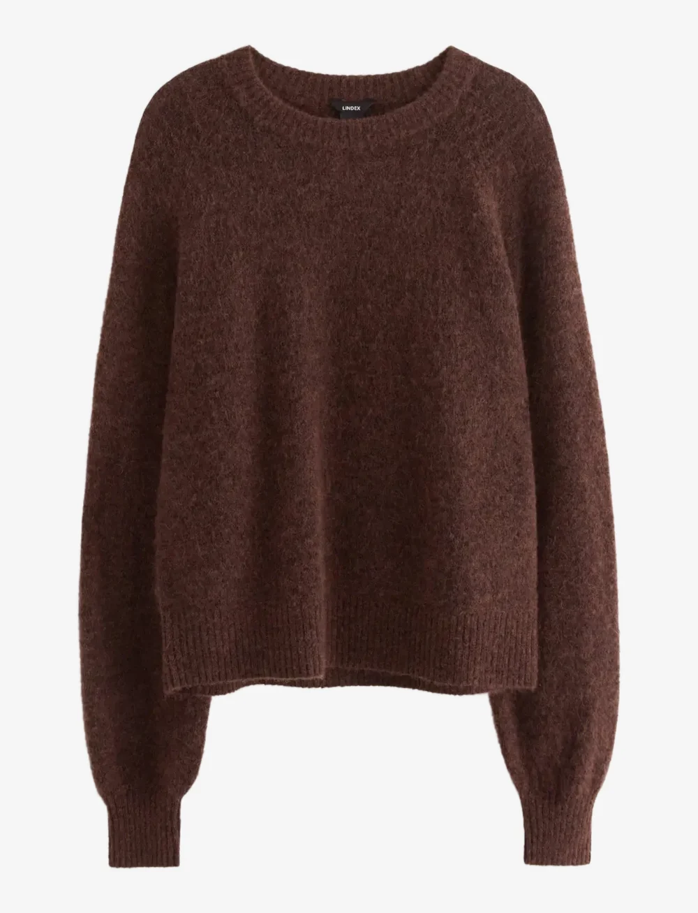 Lindex - Sweater Izzy Mohair blend - jumpers - brown - 1