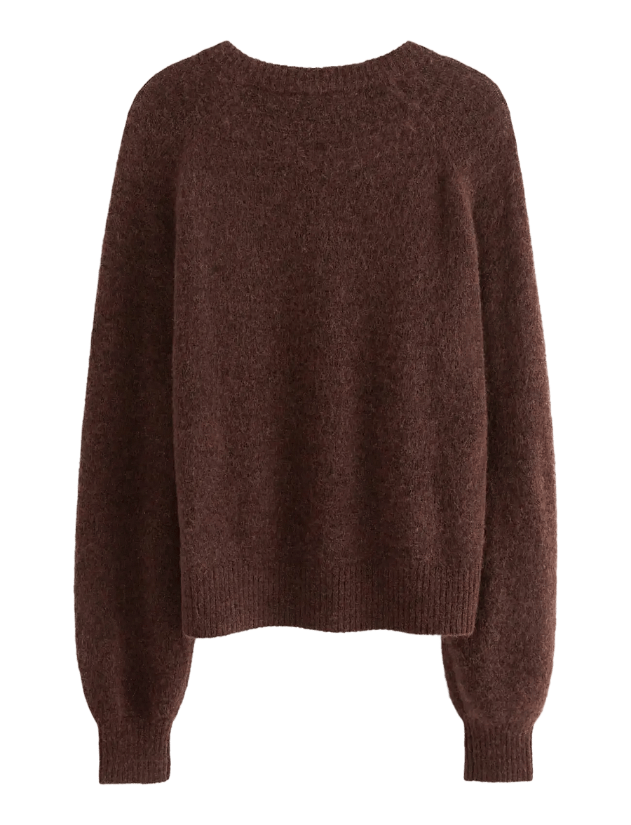Lindex - Sweater Izzy Mohair blend - pullover - brown - 2