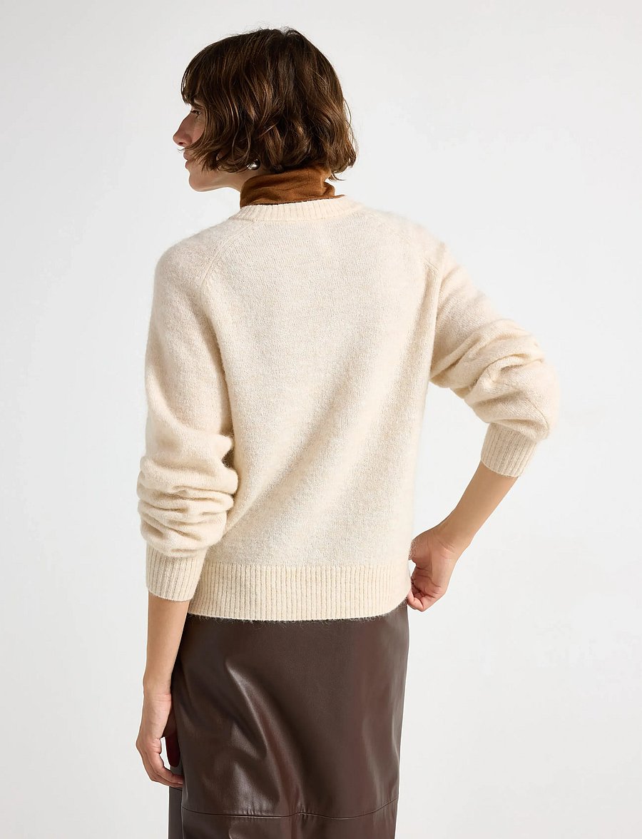 Lindex - Sweater Izzy Mohair blend - pullover - light beige - 3