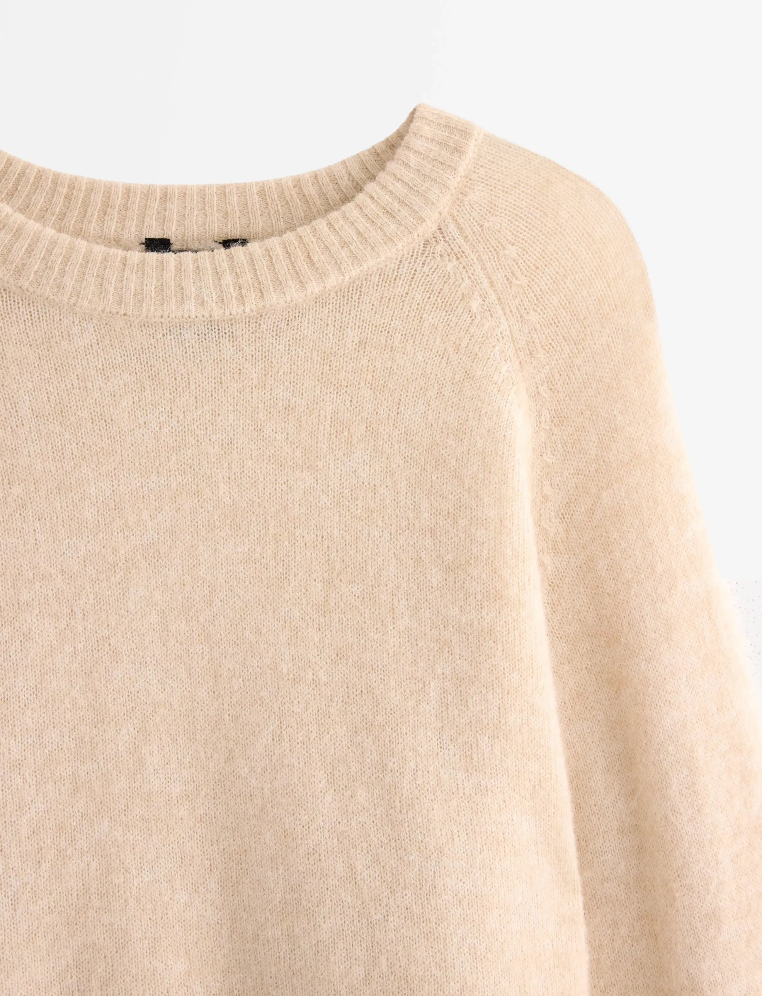 Lindex - Sweater Izzy Mohair blend - stickade tröjor - light beige - 5