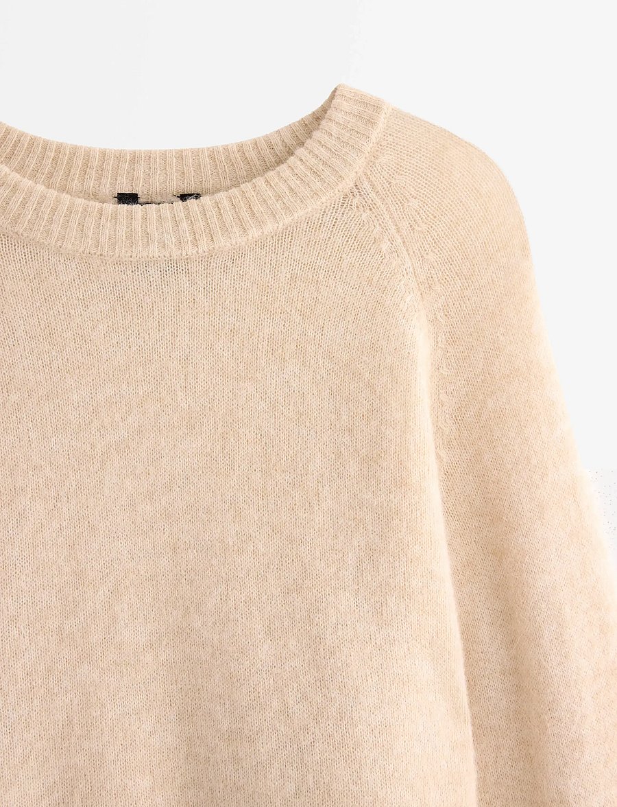 Lindex - Sweater Izzy Mohair blend - pullover - light beige - 5