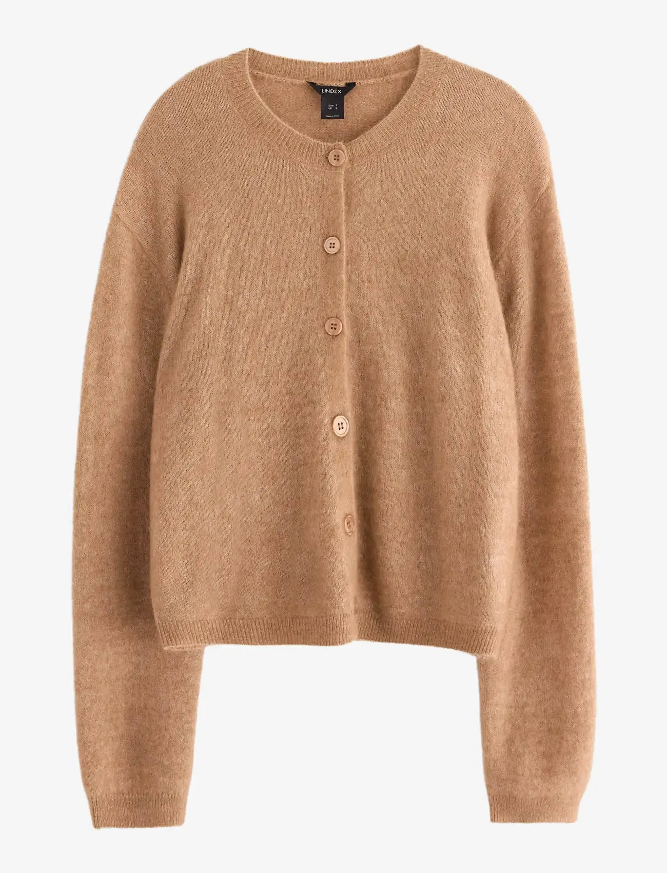 Lindex - Cardigan Minna Mohair blend - cardigans - dark beige - 1