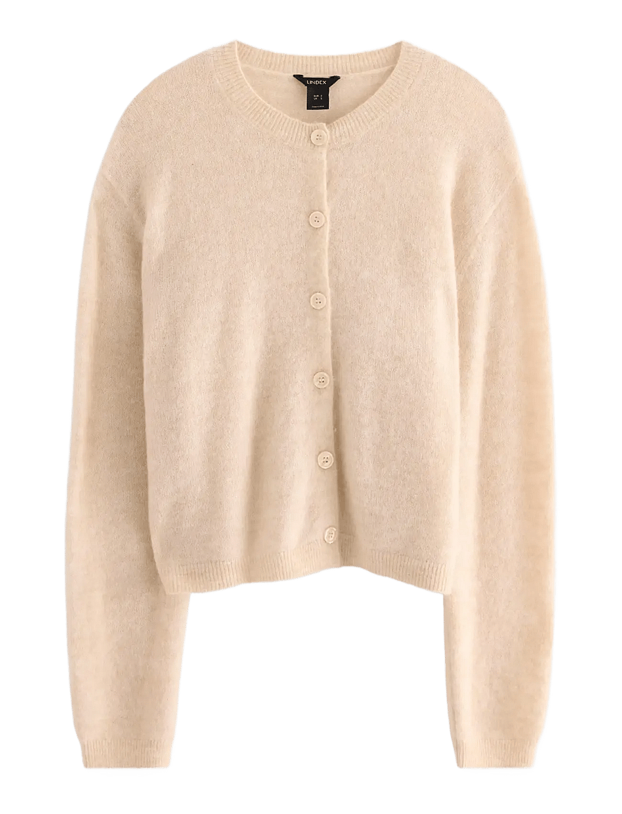 Lindex - Cardigan Minna Mohair blend - gilets - light beige - 1