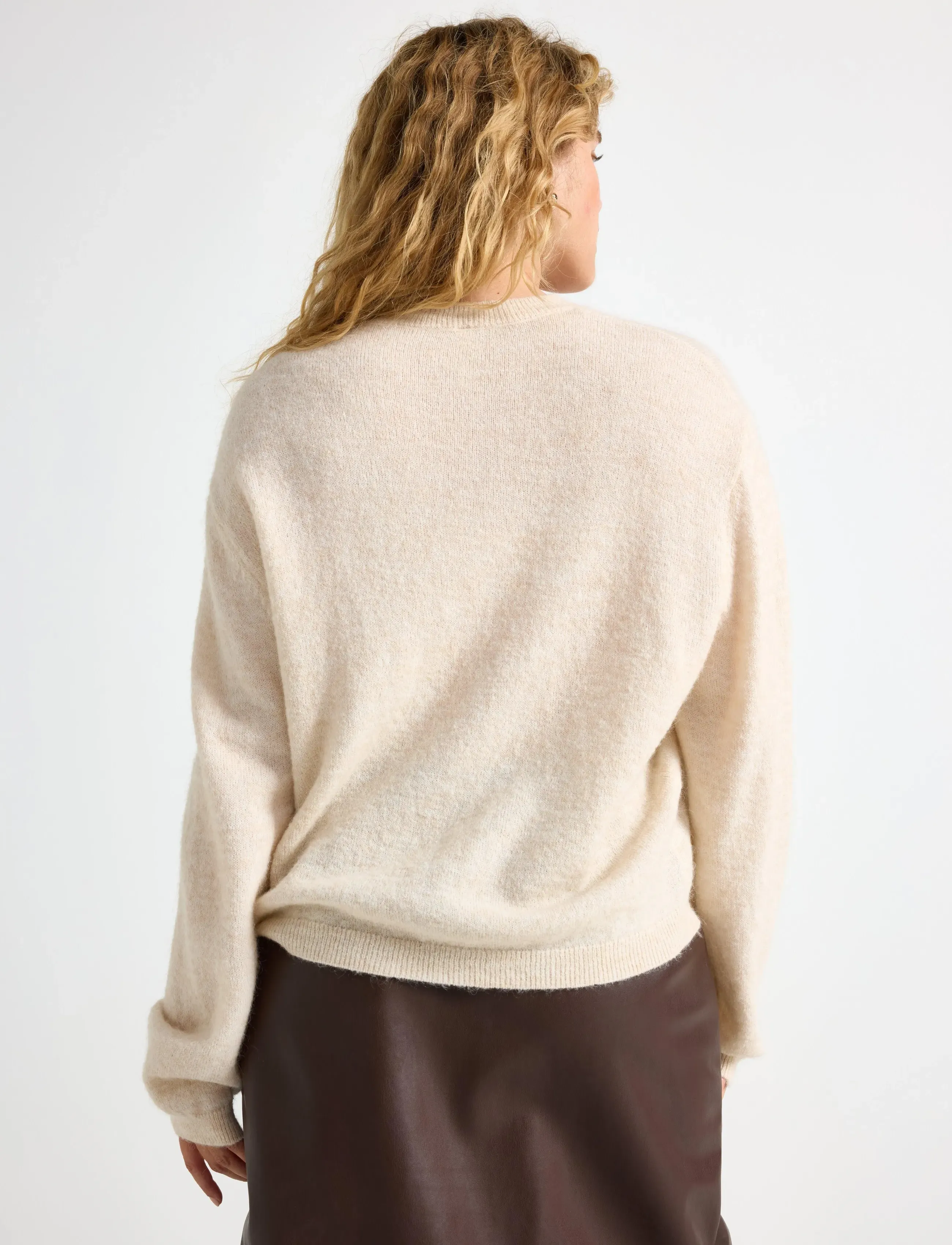 Lindex - Cardigan Minna Mohair blend - kardiganid - light beige - 3