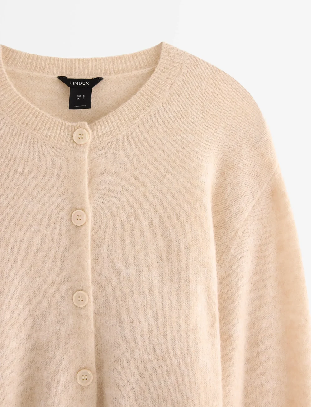 Lindex - Cardigan Minna Mohair blend - koftor - light beige - 5