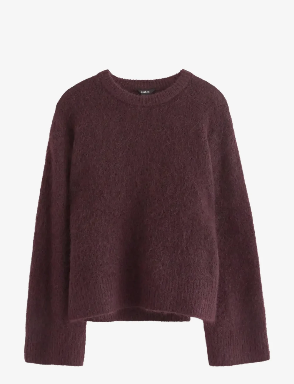Lindex - Sweater Edda Mohair blend - stickade tröjor - dark red - 1