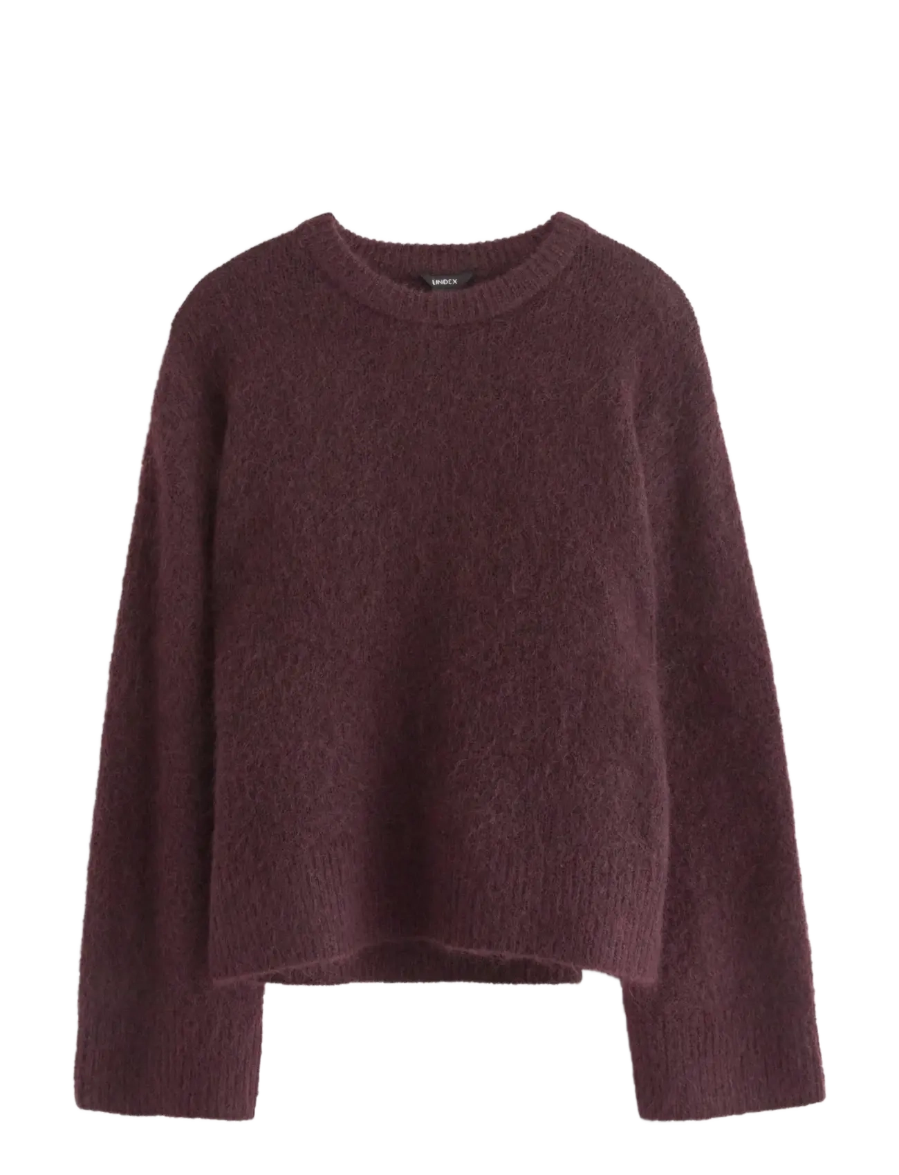 Lindex Sweater Edda Mohair blend - Transitional Layering - DARK RED / burgundy