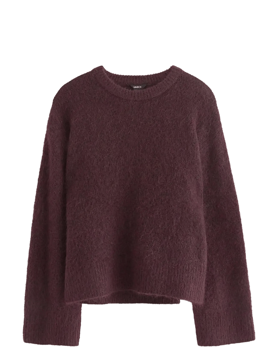 Lindex - Sweater Edda Mohair blend - pullover - dark red - 1