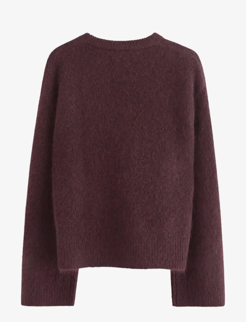 Lindex - Sweater Edda Mohair blend - stickade tröjor - dark red - 2