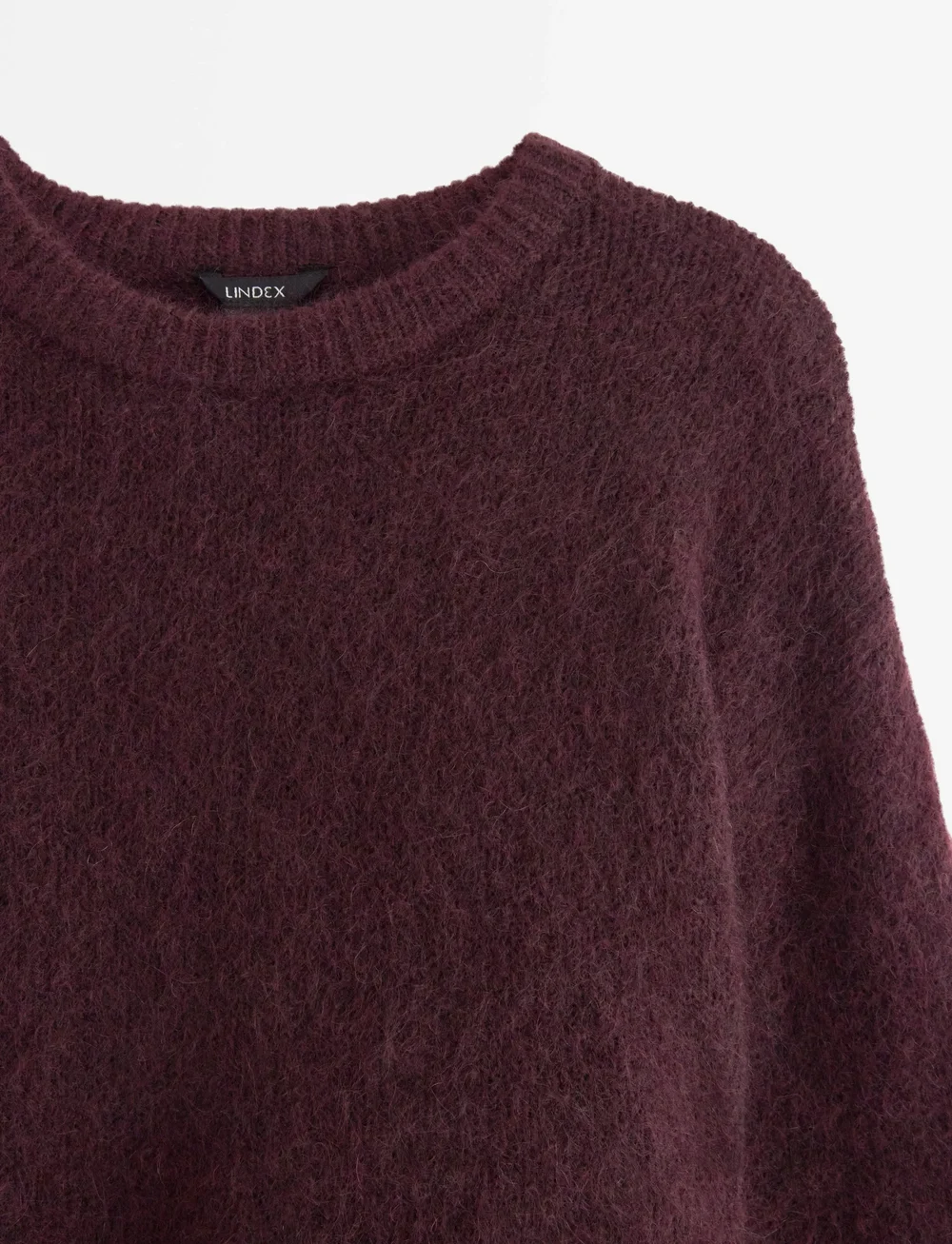 Lindex - Sweater Edda Mohair blend - stickade tröjor - dark red - 5