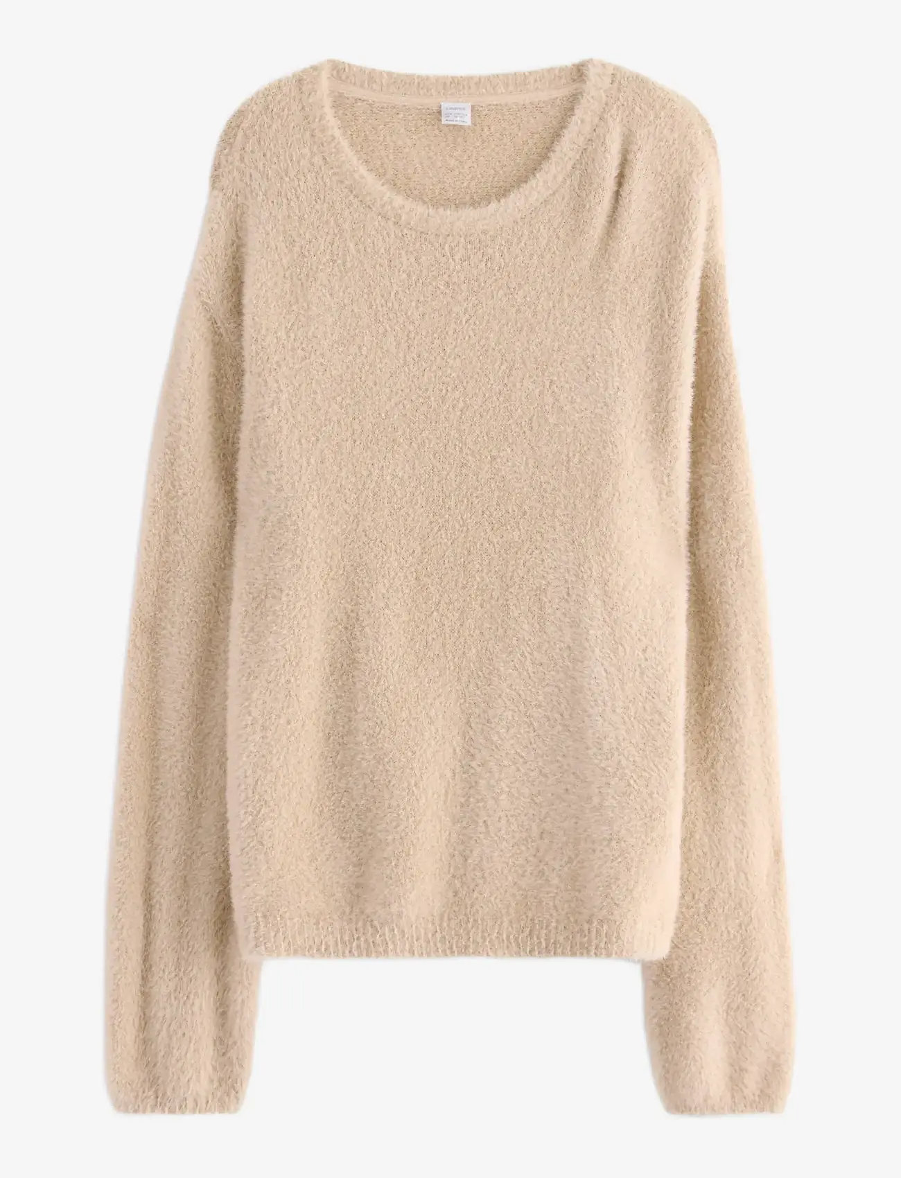 Lindex - LÃ¥ngÃ¤rmad trÃ¶ja - trøjer - beige - 1