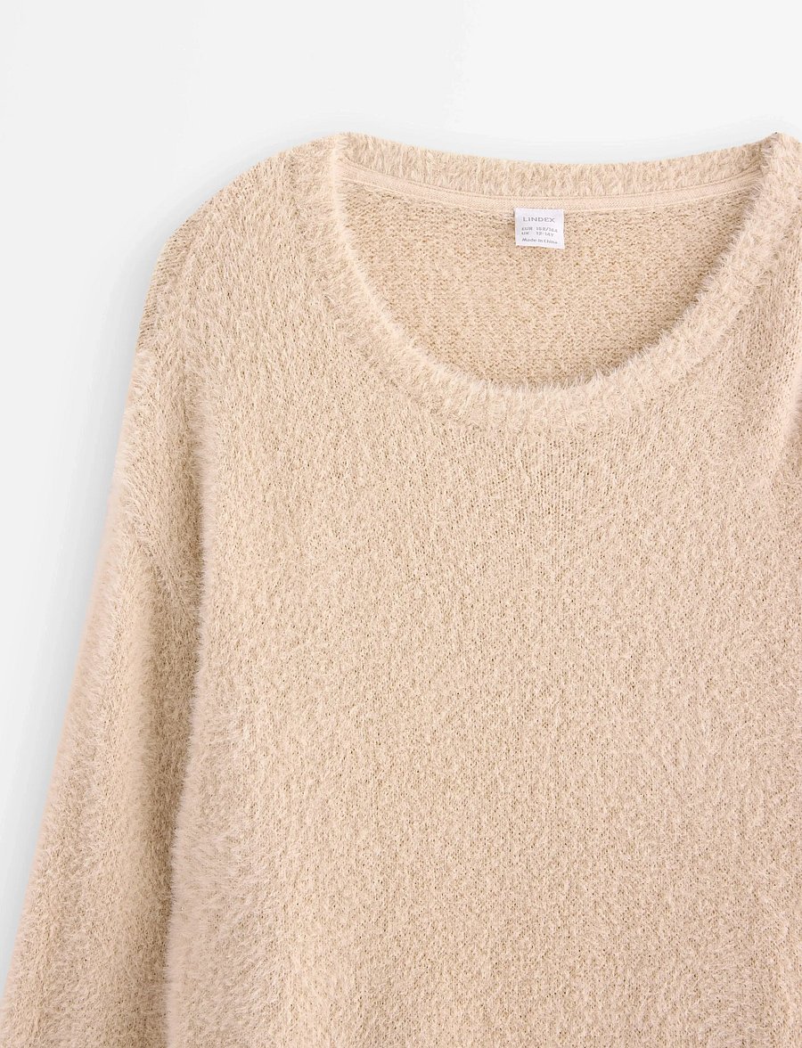 Lindex - LÃ¥ngärmad tröja - džemprid - beige - 5