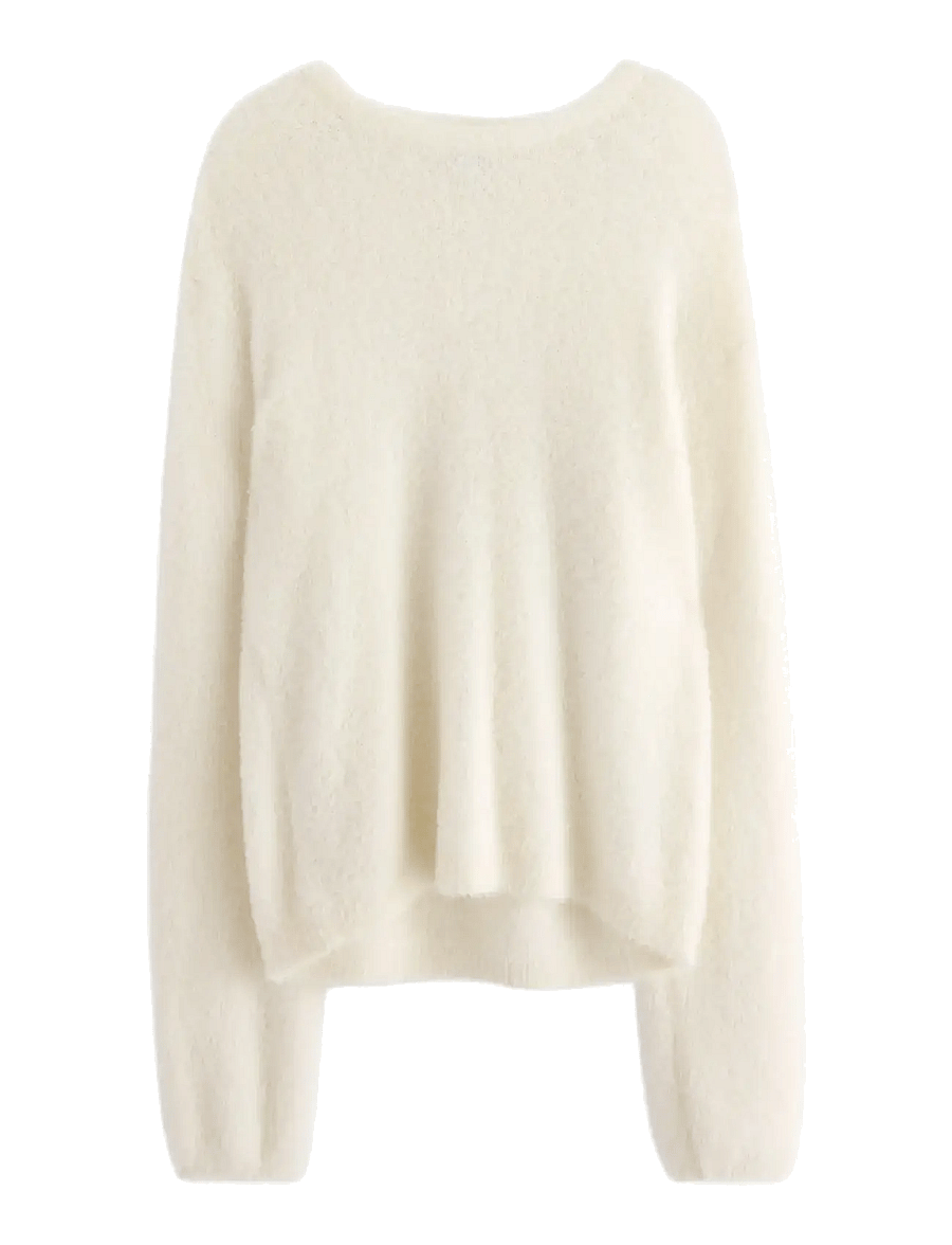 Lindex - Långärmad tröja - pullover - off white - 1