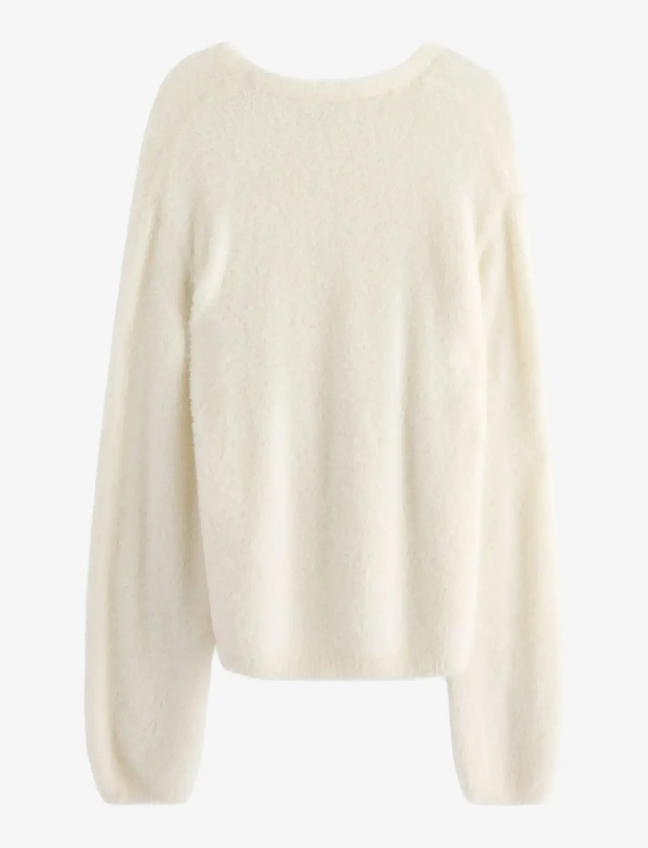 Lindex - LÃ¥ngÃ¤rmad trÃ¶ja - swetry - off white - 2