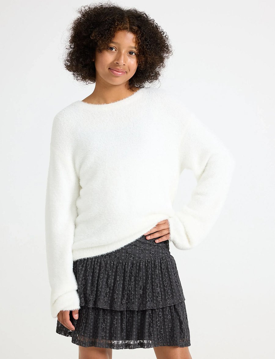 Lindex - Långärmad tröja - pullover - off white - 0