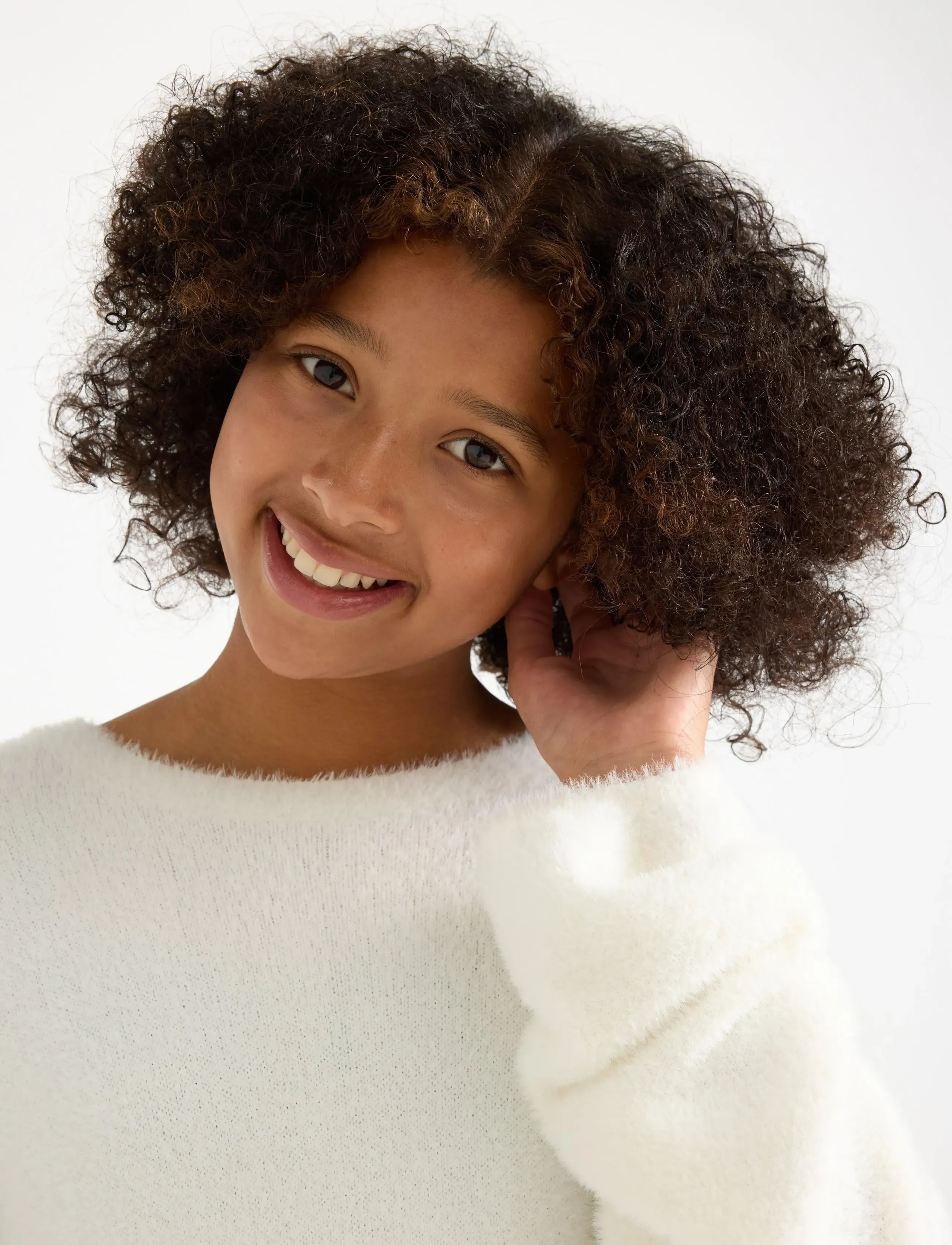 Lindex - Långärmad tröja - pullover - off white - 4