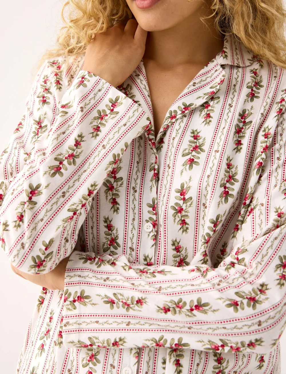 Lindex - Pyjama jersey - julepyjamas - light white - 4